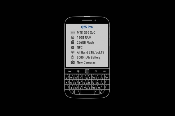 В Китае представили новый смартфон — ремейк легендарного Blackberry